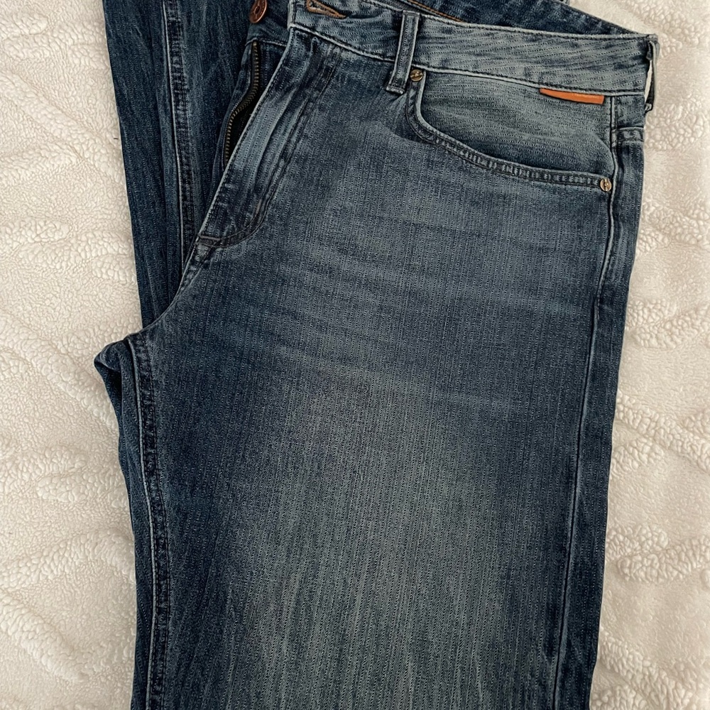 Men's Slim Fit Jeans in Dark Blue